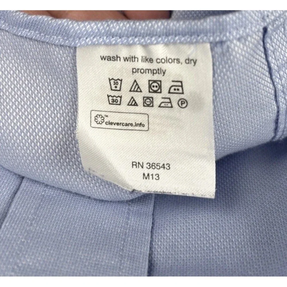Ralph Lauren Dress shirt Mens 16 1/2 - 34/35 Blue Cotton Regular Stretch LS